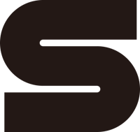 the letter s on a black background